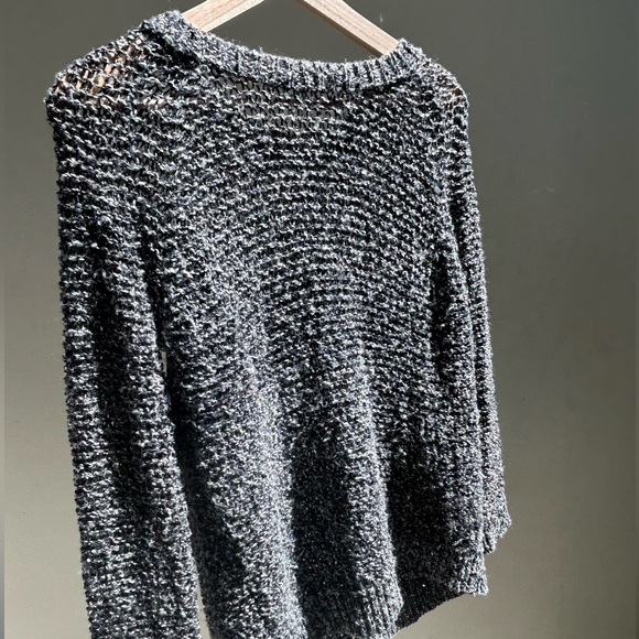 TOPSHOP Metallic Knit Sweater - Picture 2 of 5